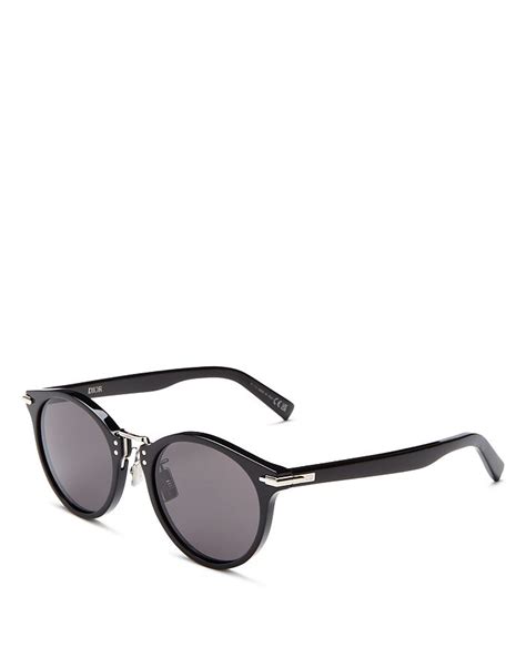 dior blacksuit r4u|Dior BlackSuit R4U Round Sunglasses .